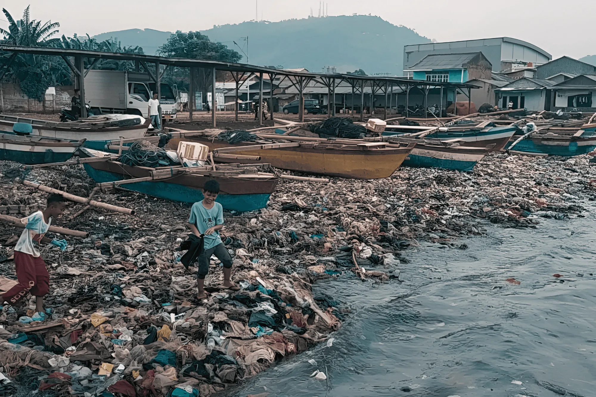 Garbage at Pulau Pasaran